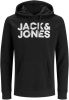 JACK & JONES ESSENTIALS hoodie JJECORP met logo zwart online kopen