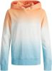 JACK & JONES JUNIOR dip dye hoodie JORALOHA oranje/wit/lichtblauw online kopen