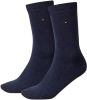 Tommy Hilfiger Sokken Kids Sock Basic 2P Donkerblauw online kopen