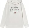 Tommy Hilfiger hoodie van biologisch katoen wit online kopen