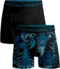 Muchachomalo Jongens 2 Pack Boxershorts Print/Effen online kopen