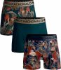 Muchachomalo Boxershorts 3 Pack Lasjap 1010 , Groen, Heren online kopen