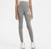 Nike Sportswear Favorites Legging met hoge taille voor meisjes Carbon Heather/White Kind online kopen