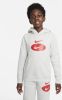 Nike Sportswear Hoodie voor jongens Grey Heather/Team Red/University Red online kopen