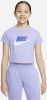 Nike Sportswear Kort T shirt voor meisjes White/Black/Black Kind online kopen