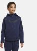 Nike Kids Nike NSW Tech Fleece Full Zip Hoodie Kids Donkerblauw Zwart online kopen
