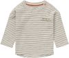 Noppies Babykleding Boys Tee Jellum Long Sleeve Stripe Wit online kopen
