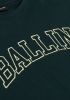 Ballin Amsterdam ! Jongens Shirt Korte Mouw -- Donkergroen Katoen online kopen