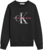 Calvin Klein Sweatshirt FLORAL MONOGRAM LOGO SWE met modieuze logoprint online kopen