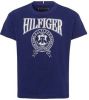 Tommy Hilfiger ! Jongens Shirt Korte Mouw -- Blauw Katoen/elasthan online kopen
