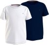 Shirt met korte mouwen met tommy hilfiger logo borduursel(set, 2 delig, Set van 2 ) online kopen