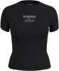 TOMMY JEANS Shirt met korte mouwen TJW BABY ESSENTIAL LOGO 2 SS in basic stijl met opschrift online kopen