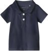 NAME IT BABY newborn baby polo NBMFLEMMING donkerblauw online kopen
