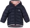 S.Oliver baby gewatteerde jas donkerblauw/roze online kopen