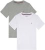 Shirt met korte mouwen met tommy hilfiger logo borduursel(set, 2 delig, Set van 2 ) online kopen