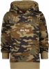 Vingino hoodie Naftali met camouflageprint armygroen/bruin online kopen
