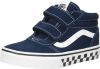 Vans YT Ward V Checker Sidewall Dress Sneaker Jongens Blauw online kopen