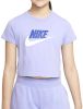 Nike Sportswear Kort T shirt voor meisjes White/Black/Black Kind online kopen