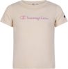 Champion T shirts Crewneck T Shirt Beige online kopen