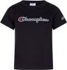 Champion T shirts Crewneck T Shirt Zwart online kopen