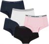 Vingino ! Meisjes 5-pack Hipster Maat 152 Diverse Kleuren Katoen/elasthan online kopen