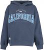 America Today Junior hoodie Sue met tekst blauw online kopen