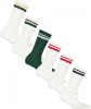 America Today Junior sokken Toca met strepen set van 6 wit online kopen
