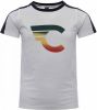Common Heroes Wit t shirt met gradi&#xEB, nt logo print voor jongens in de kleur online kopen
