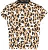 CoolCat Junior T shirt Ellis CG met panterprint bruin/wit/zwart online kopen