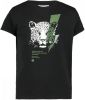 CoolCat Junior T shirt Eluna CG met printopdruk zwart/wit/groen online kopen