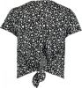CoolCat Junior T shirt Emi CG met all over print zwart/wit online kopen