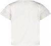 Daily7 ! Meisjes Shirt Korte Mouw -- Off White Katoen/elasthan online kopen