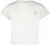 Daily7 ! Meisjes Shirt Korte Mouw -- Off White Katoen/elasthan online kopen