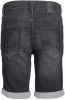 JACK & JONES JUNIOR slim fit jeans bermuda JJIRICK zwart online kopen