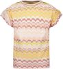 Like Flo Lichtroze T shirt Zigzag Ruffle Top online kopen
