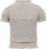 LOOXS ! Meisjes Shirt Korte Mouw -- Off White Polyester/elasthan online kopen