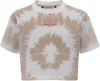 Looxs Revolution Cropped t shirt cr&#xE8, me voor meisjes in de kleur online kopen