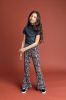 Looxs Revolution Flared broekje pliss&#xE9, animal print voor meisjes in de kleur online kopen