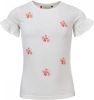 Looxs Revolution Off white t shirt met bloemetjes voor meisjes in de kleur online kopen
