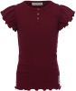 Looxs Revolution T shirt rib jersey merlot voor meisjes in de kleur online kopen