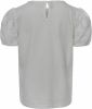 LOOXS ! Meisjes Blouse Korte Mouw -- Ecru Katoen/polyester/elasthan online kopen