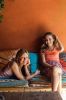 Looxs Revolution Top rib jersey papaya voor meisjes in de kleur online kopen