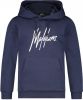 Malelions hoodie met logo donkerblauw/wit online kopen