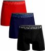 Muchachomalo boxershort Solid set van 3 rood/blauw/zwart online kopen