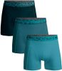 Muchachomalo Boxershorts Short Solid Solid 3 Pack Blauw online kopen