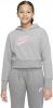 Nike Sportswear Club Korte hoodie van sweatstof voor meisjes Grijs online kopen