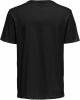 ONLY & SONS regular fit T shirt ONSROY black online kopen
