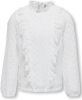 Only ! Meisjes Shirt Lange Mouw -- Off White Polyester/polyamide online kopen