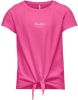 Only ! Meisjes Shirt Korte Mouw -- Roze Katoen online kopen