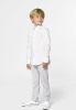 Opposuits Overhemd White Knight Jongens Katoen/polyester Wit online kopen